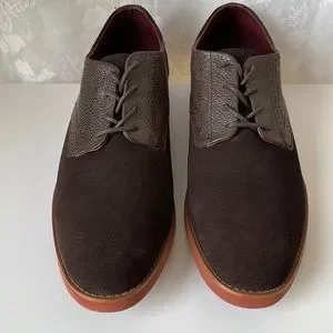 BUKS Shoes Buks By Walkover Mens Lace Up Leather Oxford Shoes Brown 2 M Poshmark